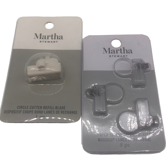 Martha Stewart Circle Cutter and Paper Trimmer Refill Blade Sets - Picture 4 of 5